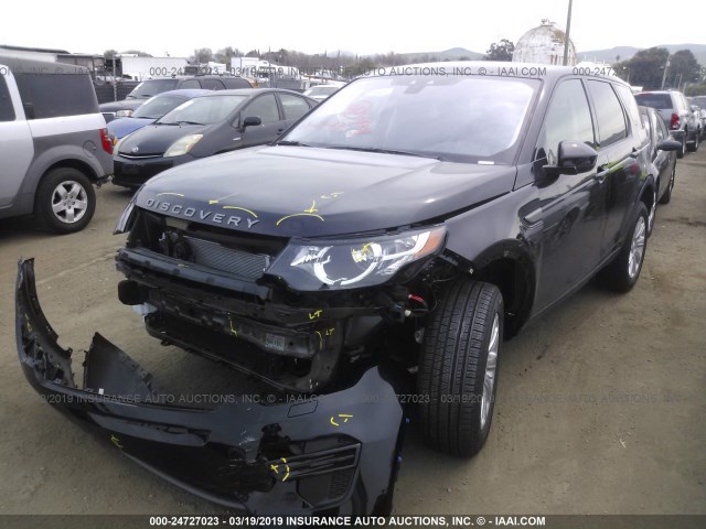 SALCP2FX5KH795679 - 2019 LAND ROVER DISCOVERY SPORT SE BLACK photo 2