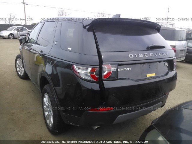 SALCP2FX5KH795679 - 2019 LAND ROVER DISCOVERY SPORT SE BLACK photo 3