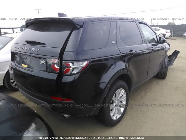 SALCP2FX5KH795679 - 2019 LAND ROVER DISCOVERY SPORT SE BLACK photo 4