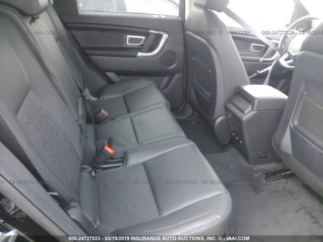 SALCP2FX5KH795679 - 2019 LAND ROVER DISCOVERY SPORT SE BLACK photo 8