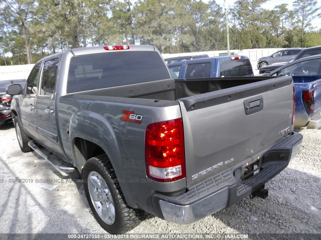 3GTP1VE01DG134096 - 2013 GMC SIERRA C1500 SLE GRAY photo 3