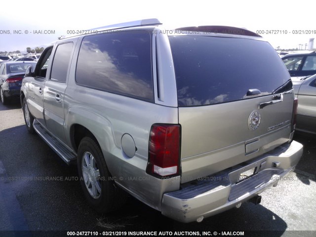 3GYFK66N13G265367 - 2003 CADILLAC ESCALADE ESV GOLD photo 3