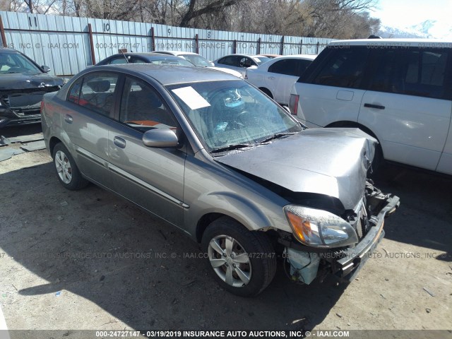 KNADH4A36B6910758 - 2011 KIA RIO LX/SX GRAY photo 1