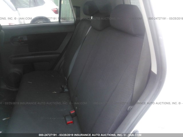 JTLKE50E881029257 - 2008 TOYOTA SCION XB 白色 照片 8
