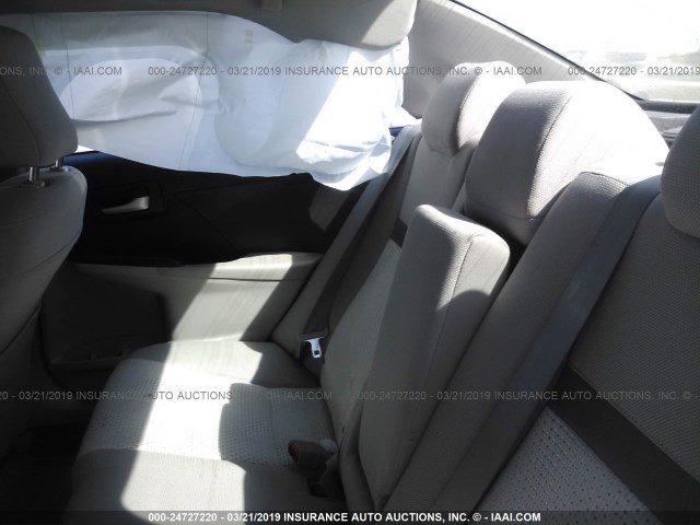 4T4BF1FK3ER402599 - 2014 TOYOTA CAMRY L/SE/LE/XLE 银色 照片 8