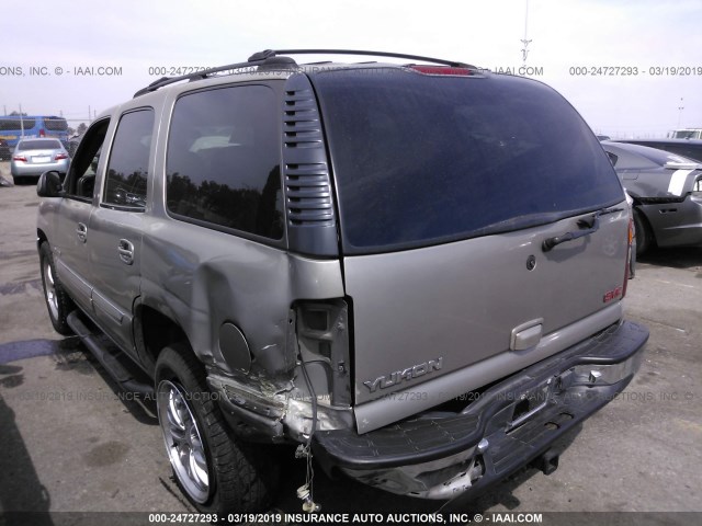 1GKEC13T81J301897 - 2001 GMC YUKON Dark Brown photo 3