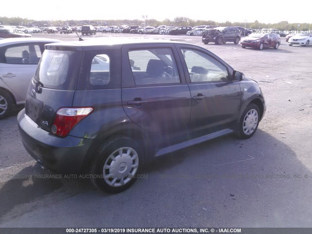 JTKKT624065020529 - 2006 TOYOTA SCION XA GRAY photo 4