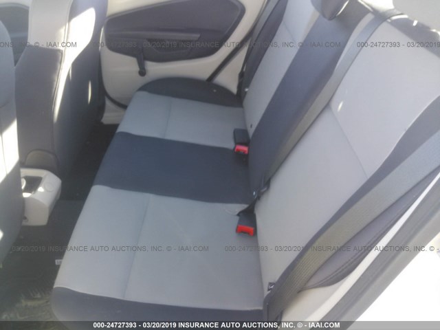 3FADP4AJ1CM160326 - 2012 FORD FIESTA S SILVER photo 8