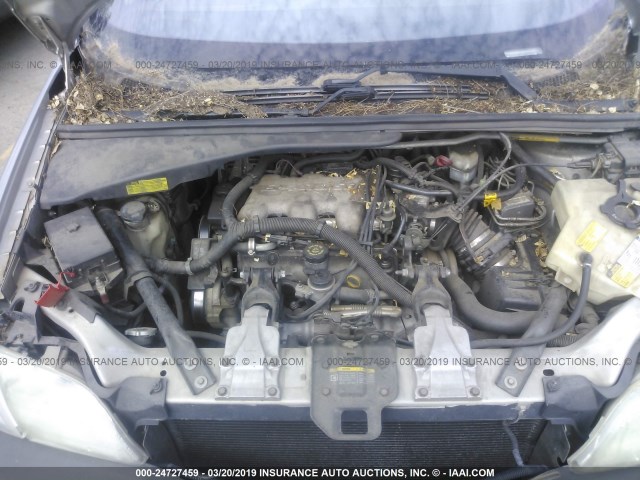 1GMDX03E61D297043 - 2001 PONTIAC MONTANA GRAY photo 10