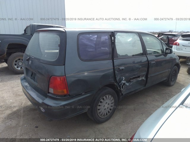 JHMRA186XVC001762 - 1997 HONDA ODYSSEY LX GREEN photo 4