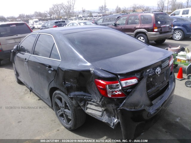 4T1BF1FK9EU821664 - 2014 TOYOTA CAMRY L/SE/LE/XLE 黑色 照片 3