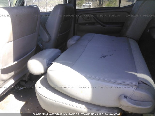 5TDZT38A62S084273 - 2002 TOYOTA SEQUOIA LIMITED SILVER photo 8