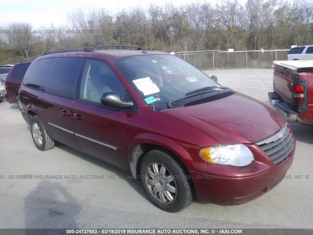 2A4GP54L36R866649 - 2006 CHRYSLER TOWN & COUNTRY TOURING RED photo 1