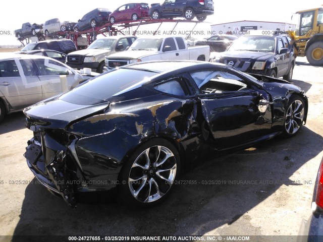 JTHHP5AY9JA000203 - 2018 LEXUS LC 500 BLACK photo 4