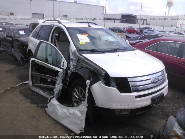 2FMDK3JCXABB73896 - 2010 FORD EDGE SEL WHITE photo 1