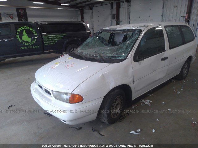 2FTDA54UXWBB50777 - 1998 FORD WINDSTAR WHITE photo 2