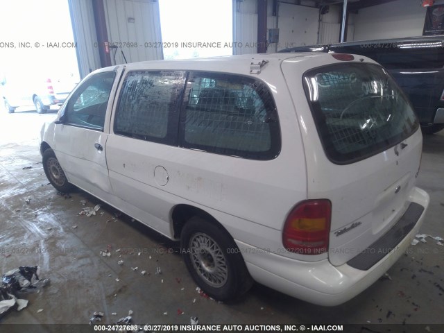 2FTDA54UXWBB50777 - 1998 FORD WINDSTAR WHITE photo 3