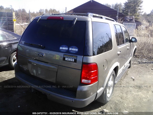 1FMZU73K52UD66450 - 2002 FORD EXPLORER XLT TAN photo 4