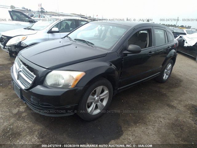 1B3CB4HA4AD618087 - 2010 DODGE CALIBER SXT BLACK photo 2