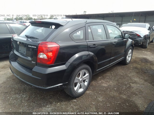 1B3CB4HA4AD618087 - 2010 DODGE CALIBER SXT BLACK photo 4