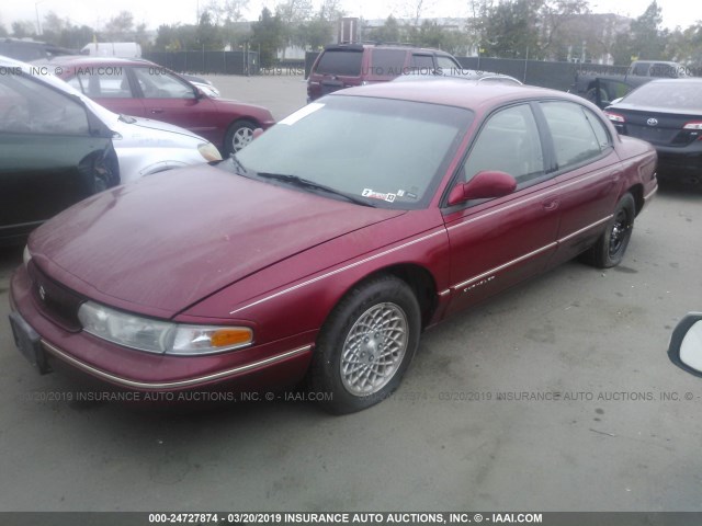 2C3ED56F9RH116961 - 1994 CHRYSLER LHS RED photo 2