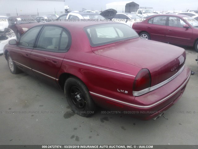 2C3ED56F9RH116961 - 1994 CHRYSLER LHS RED photo 3