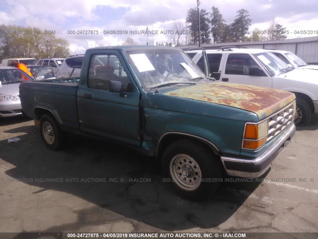 1FTCR10A4NUB10468 - 1992 FORD RANGER GREEN photo 1