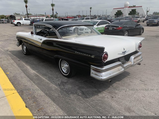 C7AV164359 - 1957 FORD FAIRLANE BLACK photo 3