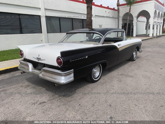 C7AV164359 - 1957 FORD FAIRLANE BLACK photo 4