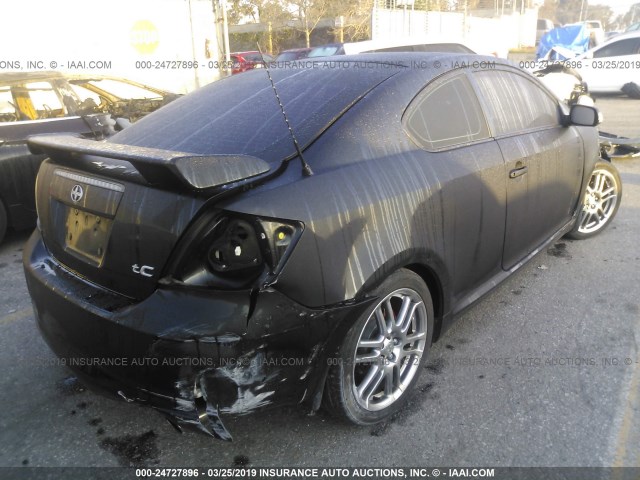 JTKDE167360128585 - 2006 TOYOTA SCION TC შავი ფოტო 4