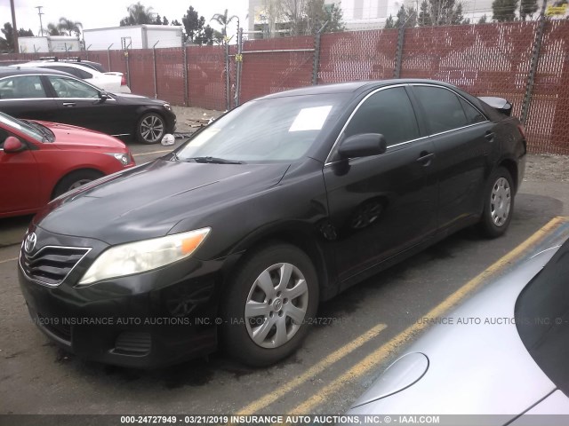 4T4BF3EK6BR096703 - 2011 TOYOTA CAMRY SE/LE/XLE BLACK photo 2