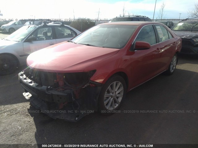 4T4BF1FK7ER426257 - 2014 TOYOTA CAMRY L/SE/LE/XLE 红色 照片 2