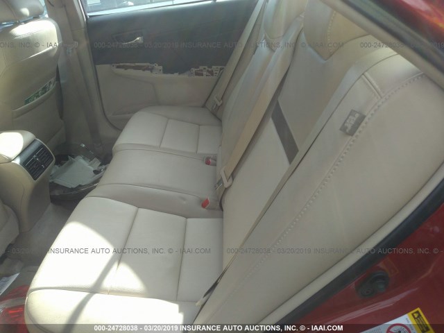 4T4BF1FK7ER426257 - 2014 TOYOTA CAMRY L/SE/LE/XLE 红色 照片 8