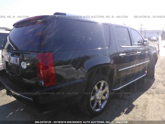 1GYS4HEF2BR120531 - 2011 CADILLAC ESCALADE ESV LUXURY BLACK photo 4