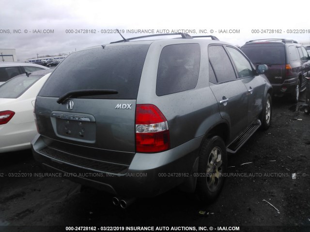 2HNYD18691H523126 - 2001 ACURA MDX TOURING GRAY photo 4