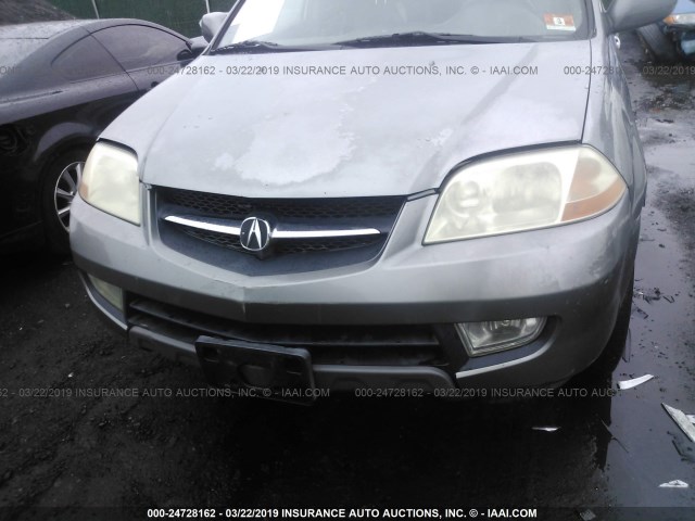 2HNYD18691H523126 - 2001 ACURA MDX TOURING GRAY photo 6