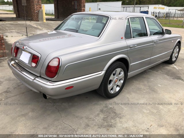 SCBLC31E31CX05782 - 2001 BENTLEY ARNAGE SILVER photo 4