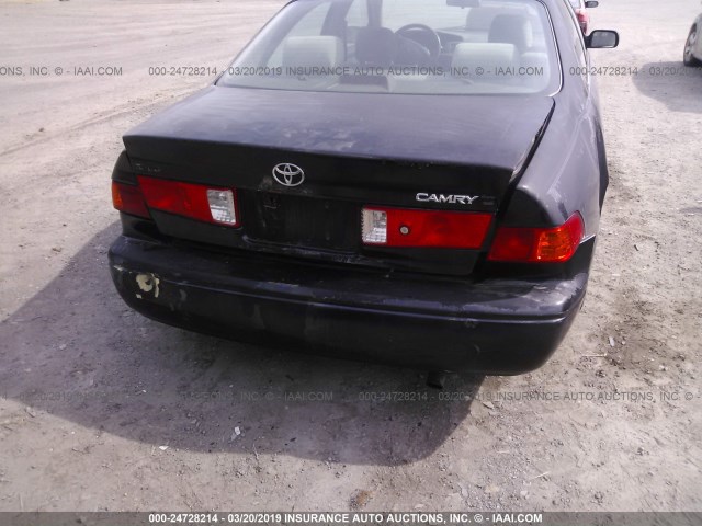 4T1BG22K31U044790 - 2001 TOYOTA CAMRY CE/LE/XLE BLACK photo 6