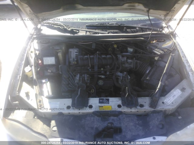 2G1WX12K6Y9290362 - 2000 CHEVROLET MONTE CARLO SS ვერცხლისფერი ფოტო 10