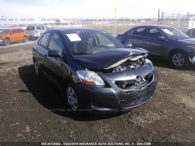 JTDBT903071095131 - 2007 TOYOTA YARIS BLACK photo 1