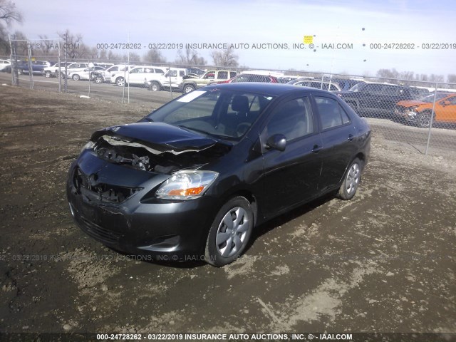 JTDBT903071095131 - 2007 TOYOTA YARIS BLACK photo 2