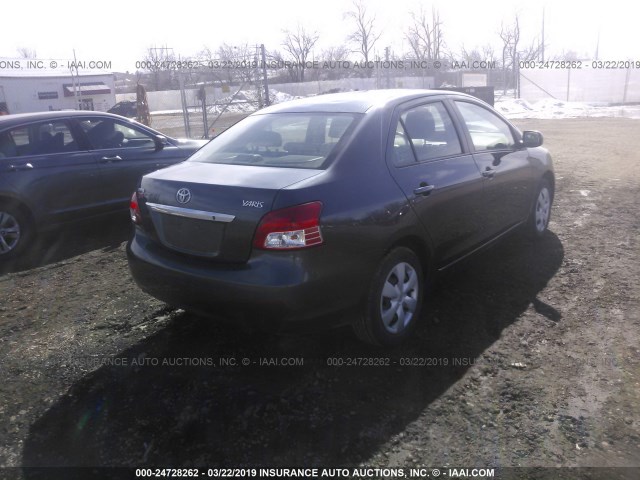 JTDBT903071095131 - 2007 TOYOTA YARIS BLACK photo 4