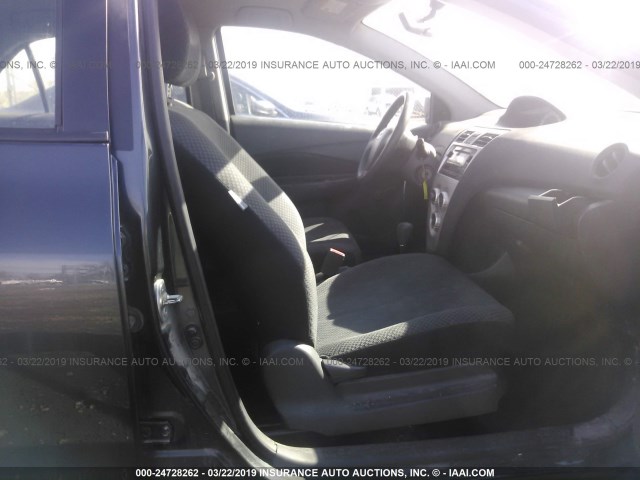 JTDBT903071095131 - 2007 TOYOTA YARIS BLACK photo 5