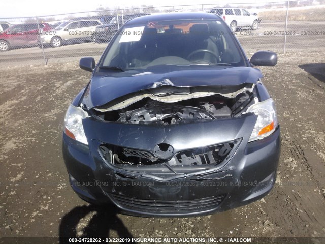 JTDBT903071095131 - 2007 TOYOTA YARIS BLACK photo 6