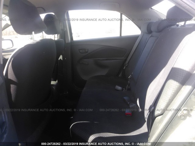 JTDBT903071095131 - 2007 TOYOTA YARIS BLACK photo 8
