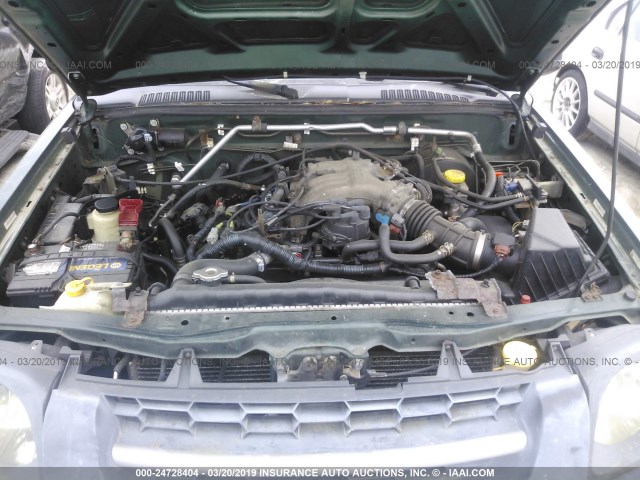 5N1ED28Y72C604271 - 2002 NISSAN XTERRA XE/SE GREEN photo 10