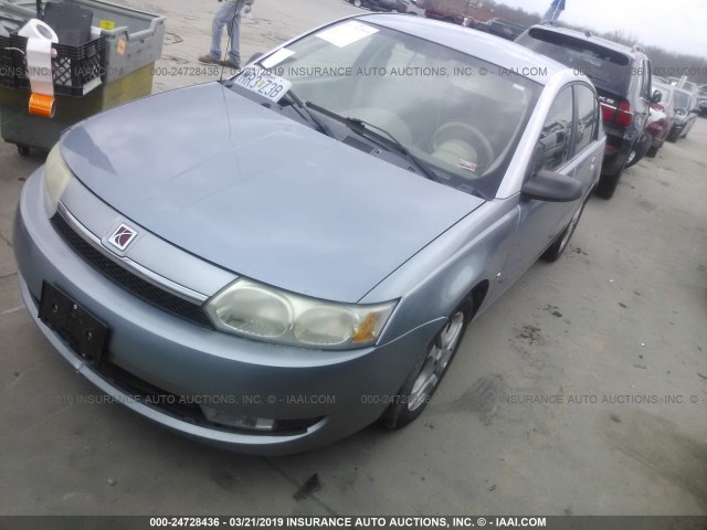 1G8AL52F73Z104439 - 2003 SATURN ION LEVEL 3 GRAY photo 2