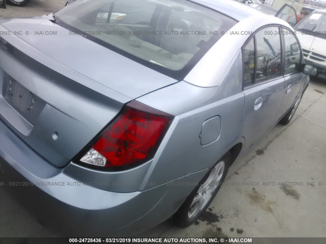 1G8AL52F73Z104439 - 2003 SATURN ION LEVEL 3 GRAY photo 4