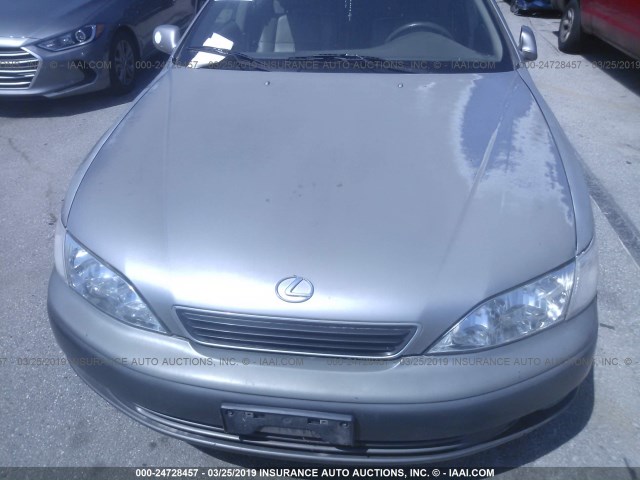 JT8BF28GXX5061162 - 1999 LEXUS ES 300 Champagne photo 6