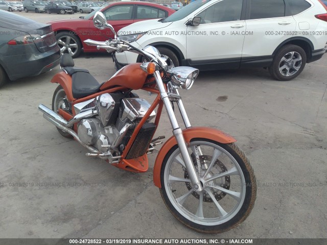 JH2SC6116BK100015 - 2011 HONDA VT1300 CX ORANGE photo 1